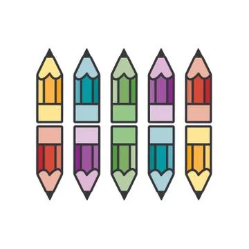 Color pencils Stock Illustration
