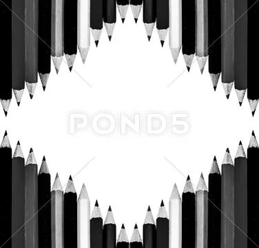 The color of pencils isolated on white background Stock Illustration