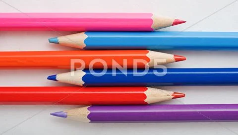 Color pencils Stock Photos