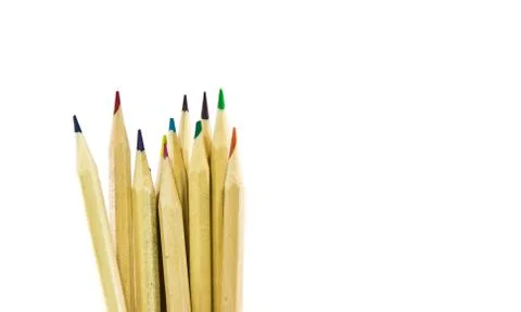 Color pencils Stock Photos