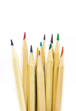 Color pencils Stock Photos