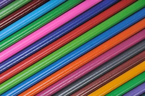 Color pencils Stock Photos