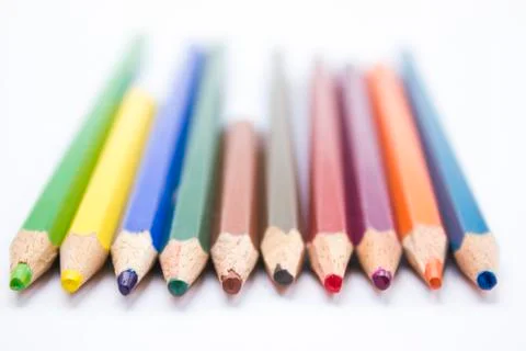 Color pencils Stock Photos