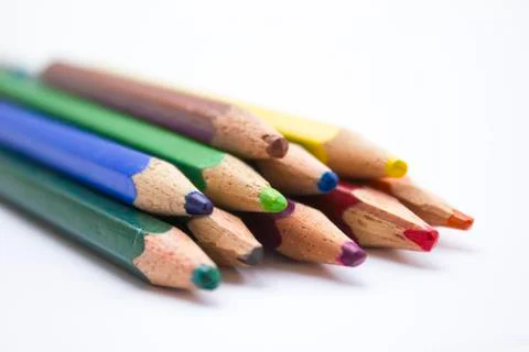 Color pencils Stock Photos
