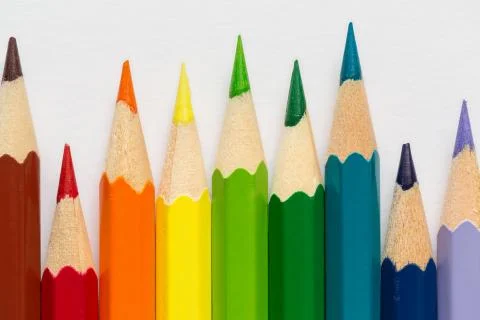 Color pencils Stock Photos