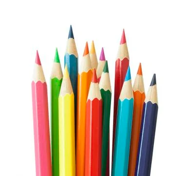 Color pencils Stock Photos