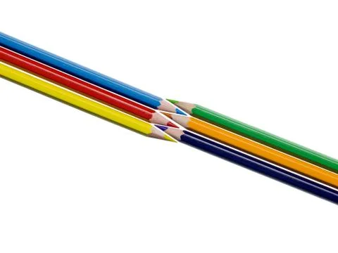 Color pencils Stock Photos