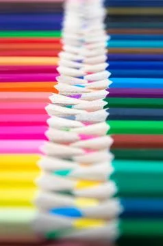 Color pencils Stock Photos