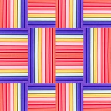 Color pencils seamless pattern background. Close up Stock Photos