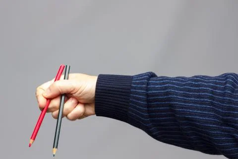 Color pencils, sharp and ready to draw and paint Stock Photos