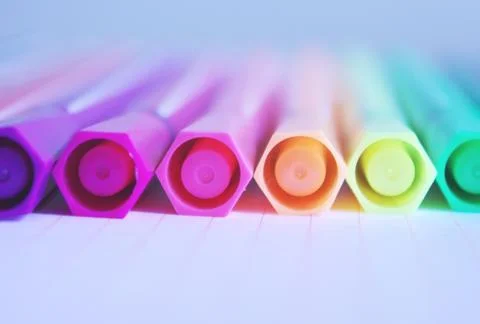 Color Pens Stock Photos