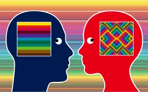 Color Perception Stock-Illustration