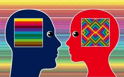 Color Perception Illustrazione stock