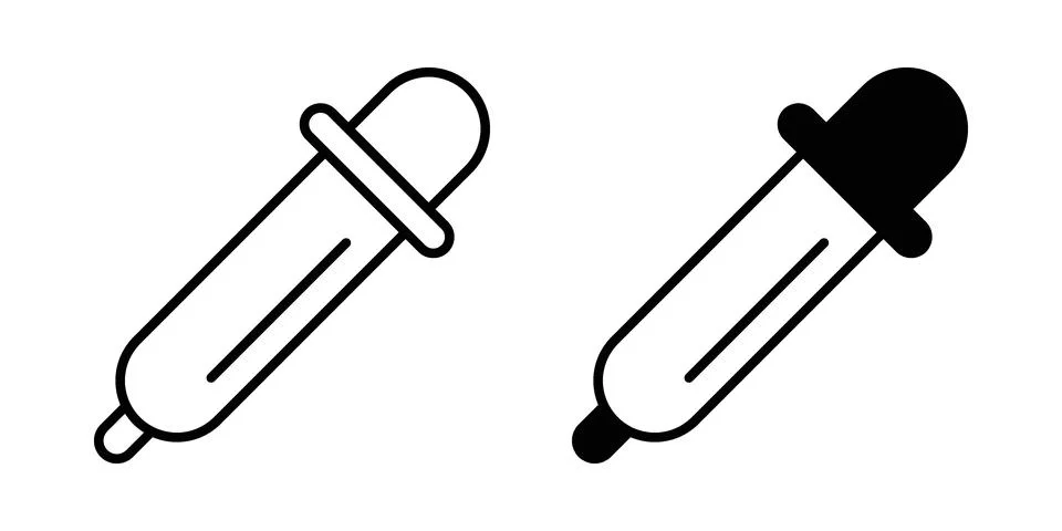 Color picker icon vector design. EPS10 Stock Illustration