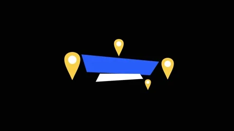 Color picture of insert on a black background. Video stock 194365368