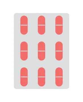 Color pill page icon - vector Stock Illustration