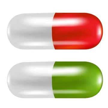 Color pills Stock Illustration