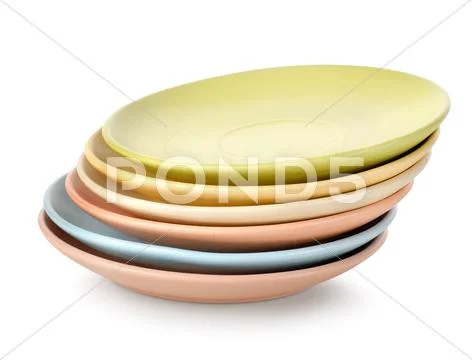Color plates Stock Photos