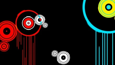 Color pop circle Stock Footage 99438636