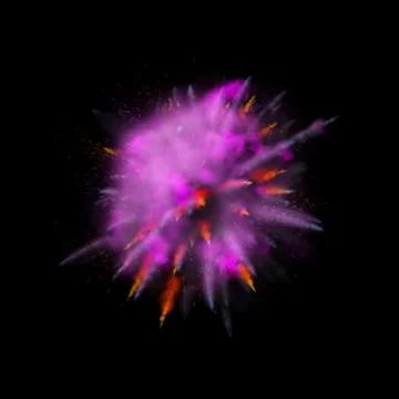 Color powder explosion background Illustrazione stock