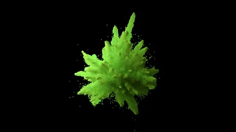 Explosion Green Stock Footage ~ Royalty Free Stock Videos | Pond5