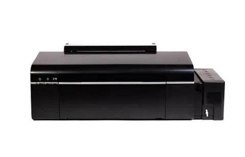 Color Printer isolated on white background Stock Photos