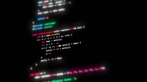 Color programmer coding run source database Stock Footage 249910315
