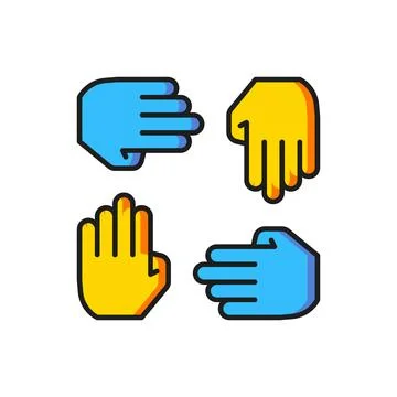 Color Project team base icon isolated on white background. Business analysi.. Stock Illustration