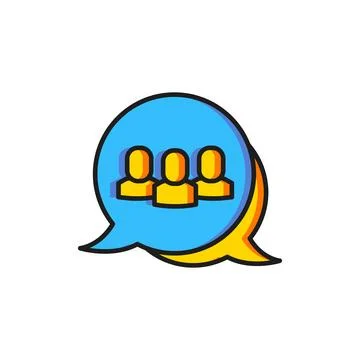 Color Project team base icon isolated on white background. Business analysi.. イラスト素材