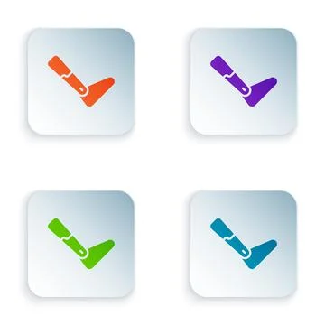 Color Prosthesis leg icon isolated on white background. Futuristic concept of Stock Illustration