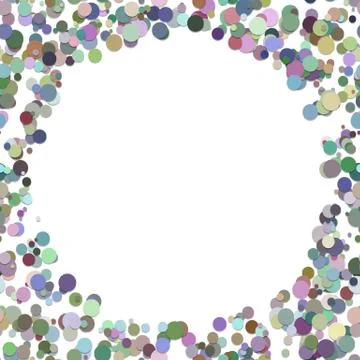 Color random dot background - trendy vector illustration from colorful circles Иллюстрация