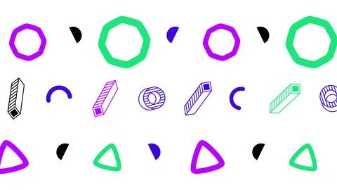 Color Random Seamless Pattern Background Stock Photos