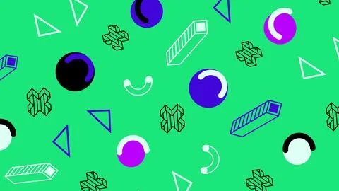 Color Random Seamless Pattern Background Stock Photos