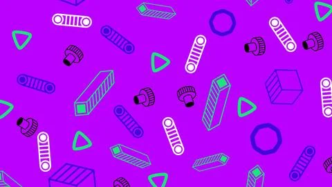 Color Random Seamless Pattern Background Stock Photos