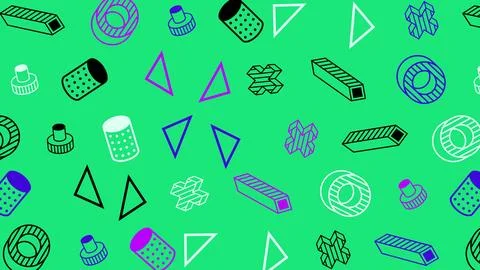 Color Random Seamless Pattern Background Stock Photos