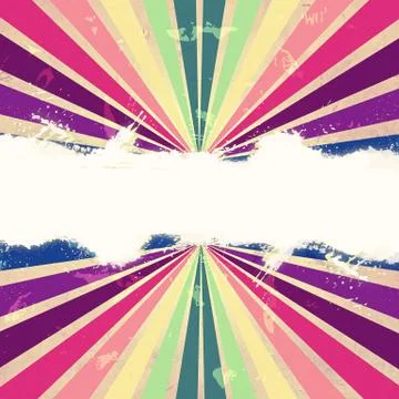 Color rays Stock Illustration