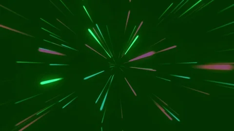 Color rays motion graphics with green screen background Stock Footage 124059686