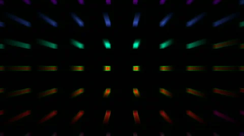 Color rectangle matrix light pattern media pulse luster celebration background. Stock Footage 798457