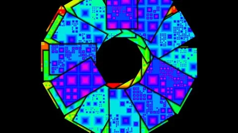 Color rectangles Stock Footage 8915310