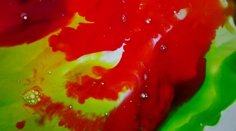 Color red moving on green background, Stock Footage 63029534