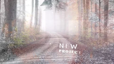 Color reveal slideshow After Effects stock