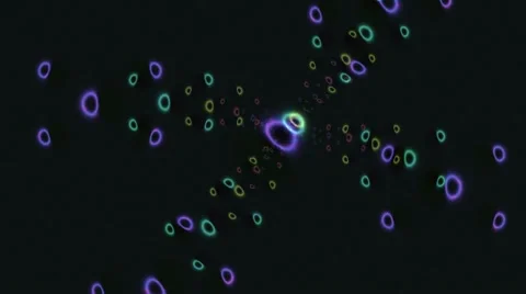 Color rings. Stock Footage 12013534