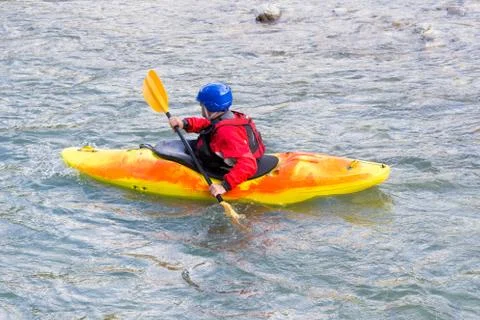 Color in the river Foto stock