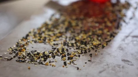 Color Rolling Close Up Stock Footage 81196883