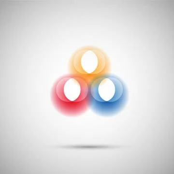 Color round abstract forms eps10 Stock Illustration