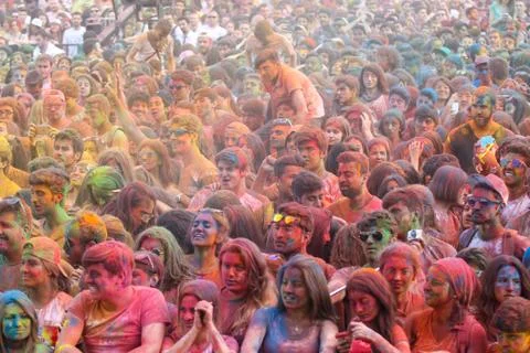 Color Up Run Stock Photos