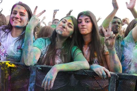 Color Up Run Stock Photos
