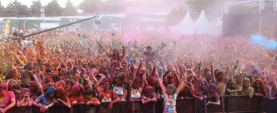 Color Up Run Stock Photos