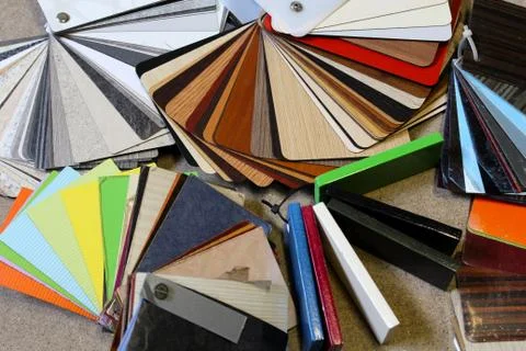 Color samples Stock Photos