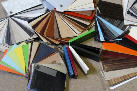 Color samples Stock Photos